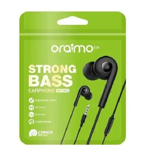 Oraimo Strong Bass Earphones 6d audio