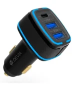 Devia Car Charger Fast Extreme Speed 85W Dual USB and Type-C Full Compatibility